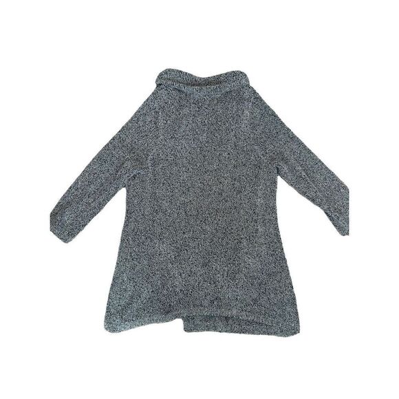 J. Jill Purejill Long Shawl Collar Gray Marled Knit Duster Cardigan Sweater XLP - Picture 3 of 13